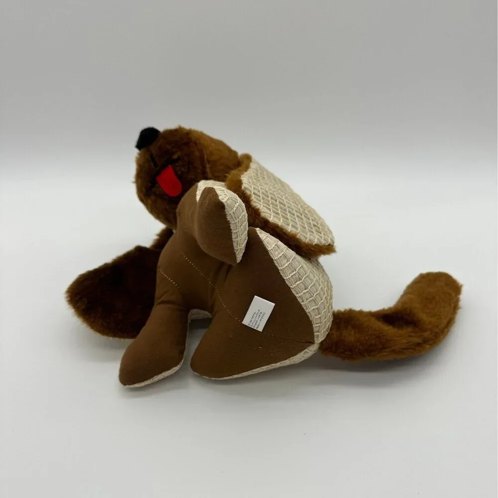 Vintage Hound Dog Stuffed Animal Plush 1983 Latch and Hug Huggables Puppy Kitsch - Picture 6 of 10